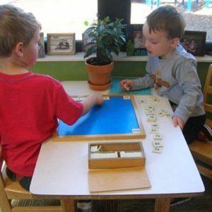Children playing a game at our Montessori school in Roseville, MN-a575241aa8