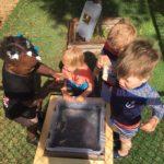 Sensory exploration with water