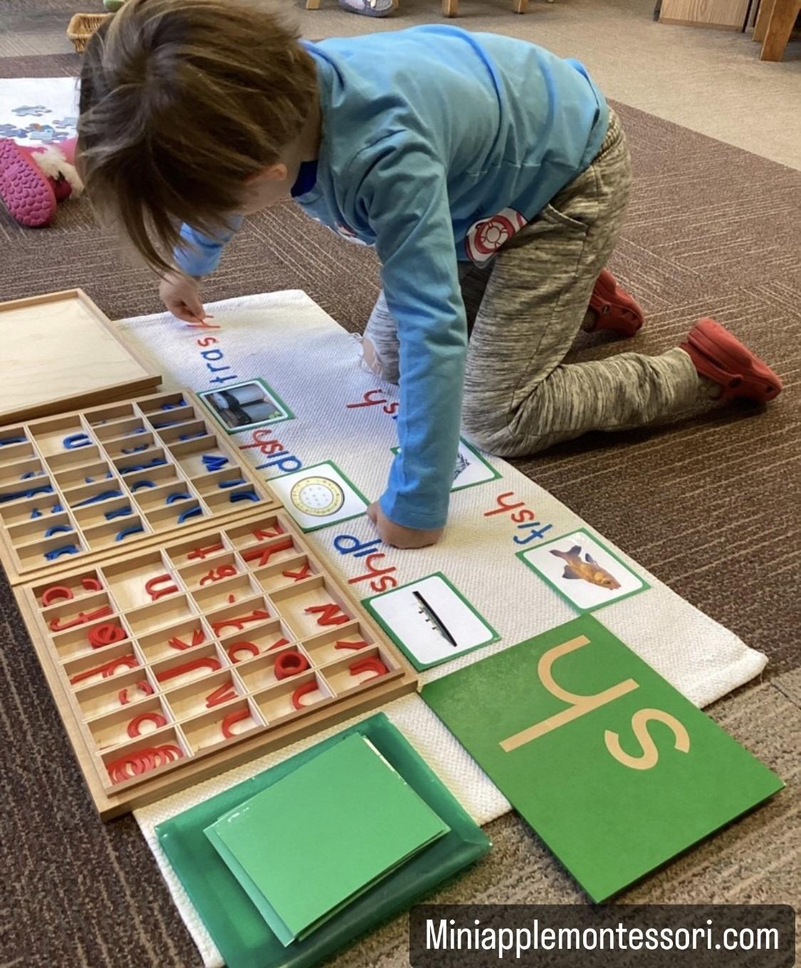 Toddler Enjoying The Activity — Minneapolis, MN — Miniapple International Montessori